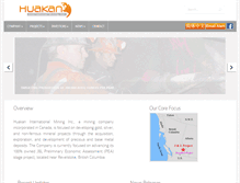 Tablet Screenshot of huakanmining.com